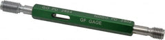GF Gage - 5/16-24, Class 2B, Double End Plug Thread Go/No Go Gage - Hardened Tool Steel, Size 1 Handle Included - Americas Industrial Supply