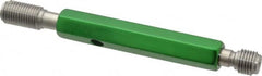 GF Gage - 7/16-20, Class 2B, Double End Plug Thread Go/No Go Gage - Hardened Tool Steel, Size 2 Handle Included - Americas Industrial Supply