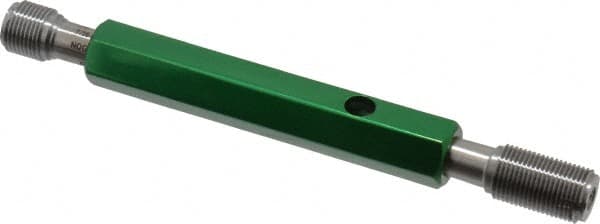 GF Gage - 7/16-28, Class 2B, Double End Plug Thread Go/No Go Gage - Hardened Tool Steel, Size 2 Handle Included - Americas Industrial Supply