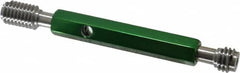GF Gage - 1/2-13, Class 2B, Double End Plug Thread Go/No Go Gage - Hardened Tool Steel, Size 2 Handle Included - Americas Industrial Supply