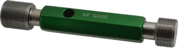 GF Gage - 1-20, Class 2B, Double End Plug Thread Go/No Go Gage - Hardened Tool Steel, Size 4 Handle Included - Americas Industrial Supply