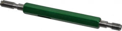 GF Gage - 1/4-28, Class 3B, Double End Plug Thread Go/No Go Gage - Hardened Tool Steel, Size 1 Handle Included - Americas Industrial Supply