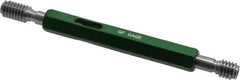 GF Gage - 5/16-18, Class 3B, Double End Plug Thread Go/No Go Gage - Hardened Tool Steel, Size 1 Handle Included - Americas Industrial Supply
