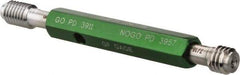 GF Gage - 7/16-14, Class 3B, Double End Plug Thread Go/No Go Gage - Hardened Tool Steel, Size 2 Handle Included - Americas Industrial Supply