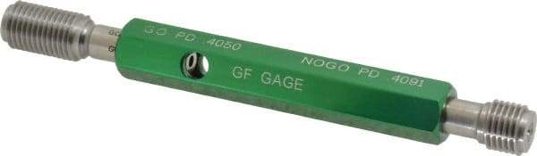 GF Gage - 7/16-20, Class 3B, Double End Plug Thread Go/No Go Gage - Hardened Tool Steel, Size 2 Handle Included - Americas Industrial Supply