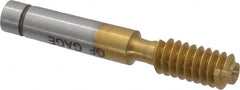 GF Gage - #10-24, Class 2B, 3B, Single End Plug Thread Go Gage - High Speed Steel, Size 0 Handle Not Included - Americas Industrial Supply