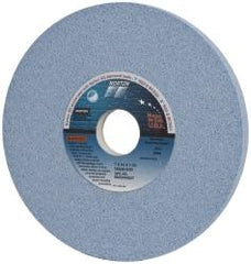 Norton - 7" Diam x 1-1/4" Hole x 1/2" Thick, I Hardness, 80 Grit Surface Grinding Wheel - Ceramic, Type 1, Medium Grade, 3,600 Max RPM, Vitrified Bond, No Recess - Americas Industrial Supply