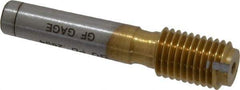 GF Gage - 5/16-24, Class 2B, 3B, Single End Plug Thread Go Gage - High Speed Steel, Size 1 Handle Not Included - Americas Industrial Supply