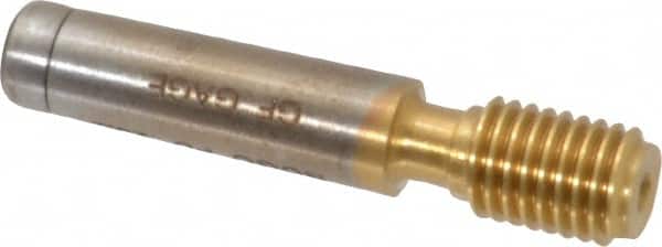 GF Gage - 1/4-28, Class 2B, Single End Plug Thread No Go Gage - High Speed Steel, Size 1 Handle Not Included - Americas Industrial Supply