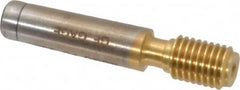 GF Gage - 1/4-28, Class 2B, Single End Plug Thread No Go Gage - High Speed Steel, Size 1 Handle Not Included - Americas Industrial Supply