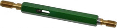 GF Gage - 1/4-28, Class 2B, Double End Plug Thread Go/No Go Gage - High Speed Steel, Size 1 Handle Included - Americas Industrial Supply