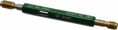 GF Gage - 5/16-18, Class 2B, Double End Plug Thread Go/No Go Gage - High Speed Steel, Size 1 Handle Included - Americas Industrial Supply