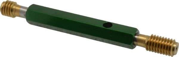 GF Gage - 7/16-14, Class 2B, Double End Plug Thread Go/No Go Gage - High Speed Steel, Size 2 Handle Included - Americas Industrial Supply