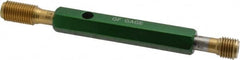 GF Gage - 7/16-20, Class 2B, Double End Plug Thread Go/No Go Gage - High Speed Steel, Size 2 Handle Included - Americas Industrial Supply