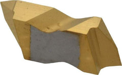 Kennametal - NTK3 Grade KC730, Internal/External Partial Profile 60° Threading Insert - 0.6 to 2.5mm & 10 to 44 TPI Ext Pitch, 10 to 2.5mm & 9 to 24 TPI Int Pitch, Left Hand Insert, TiN Finish, Carbide - Americas Industrial Supply