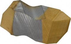Kennametal - NJP3014 Grade KC730, External UNJ Threading Insert - 12 TPI Ext Pitch, Right Hand Insert, TiN Finish, Carbide - Americas Industrial Supply