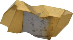 Kennametal - NJK3006 Grade KC730, External UNJ Threading Insert - 28 TPI Ext Pitch, Right Hand Insert, TiN Finish, Carbide - Americas Industrial Supply