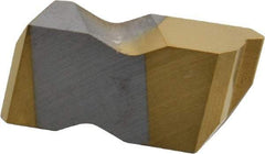 Kennametal - NTC3 Grade KC730, External UN Threading Insert - 18 TPI Ext Pitch, Right Hand Insert, TiN Finish, Carbide - Americas Industrial Supply