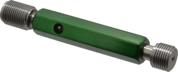 GF Gage - M18x1.50, Class 6H, Double End Plug Thread Go/No Go Gage - Hardened Tool Steel, Size 3 Handle Included - Americas Industrial Supply