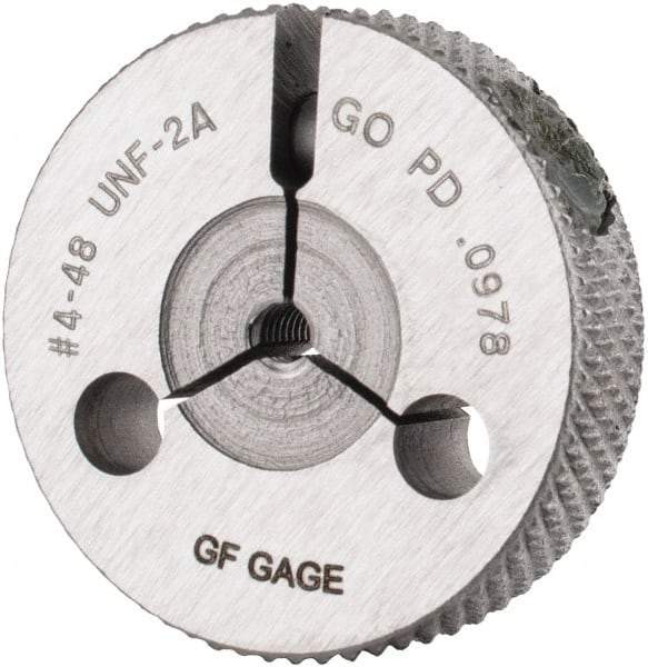 GF Gage - 4-48 Go Single Ring Thread Gage - Class 2A - Americas Industrial Supply