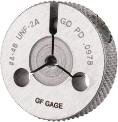 GF Gage - 4-48 Go Single Ring Thread Gage - Class 2A - Americas Industrial Supply
