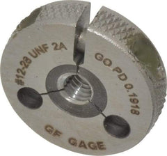 GF Gage - 12-28 Go Single Ring Thread Gage - Class 2A - Americas Industrial Supply