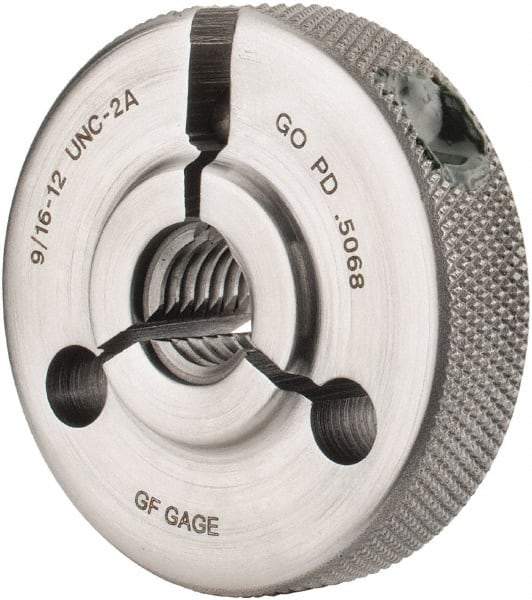 GF Gage - 9/16-12 Go Single Ring Thread Gage - Class 2A - Americas Industrial Supply