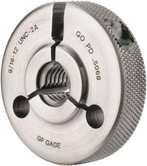 GF Gage - 9/16-12 Go Single Ring Thread Gage - Class 2A - Americas Industrial Supply