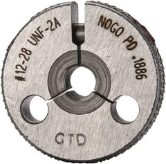 GF Gage - 12-28 No Go Single Ring Thread Gage - Class 2A - Americas Industrial Supply