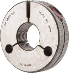 GF Gage - 1-20 No Go Single Ring Thread Gage - Class 2A - Americas Industrial Supply