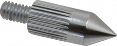 Mitutoyo - #4-48, 5mm Ball Diam, Carbide 60 ° Conical Contact Point - 1/2" Contact Point Length, Use with AGD 1,2,3,4 - Americas Industrial Supply