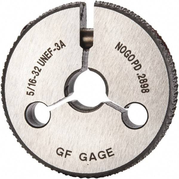 GF Gage - 5/16-32 Go/No Go Double Ring Thread Gage - Class 3A - Americas Industrial Supply