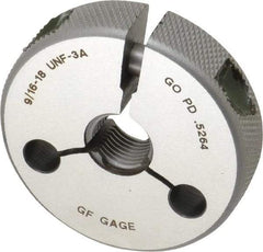 GF Gage - 9/16-18 Go/No Go Double Ring Thread Gage - Class 3A - Americas Industrial Supply