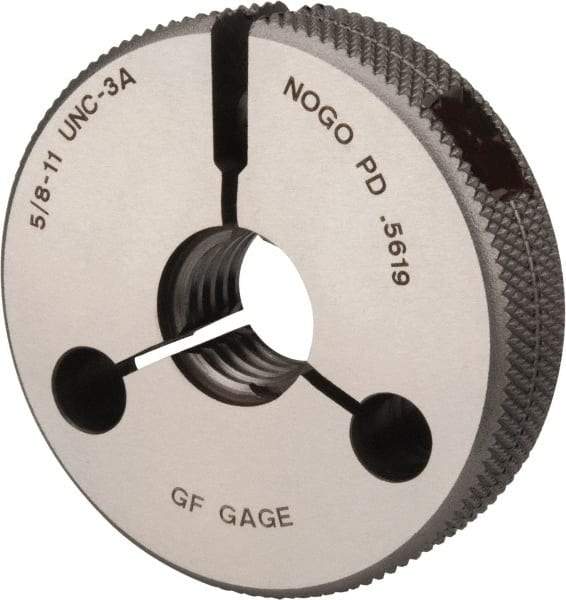 GF Gage - 5/8-11 Go/No Go Double Ring Thread Gage - Class 3A - Americas Industrial Supply