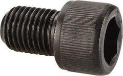 Value Collection - 7/16-20 UNF Hex Socket Drive, Socket Cap Screw - Alloy Steel, Black Oxide Finish, Fully Threaded, 5/8" Length Under Head - Americas Industrial Supply