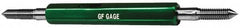 GF Gage - M14x1.5 Go/No Go Truncated Taperlock Thread Gage - Class 6G, Size 3 Handle - Americas Industrial Supply