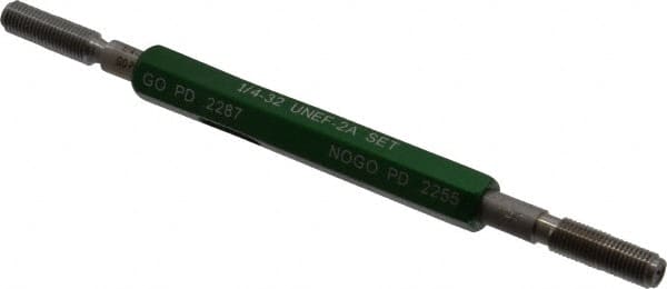 GF Gage - 1/4-32 Go/No Go Truncated Taperlock Thread Setting Plug Gage - Class 2A, Size 1 Handle, Steel - Americas Industrial Supply
