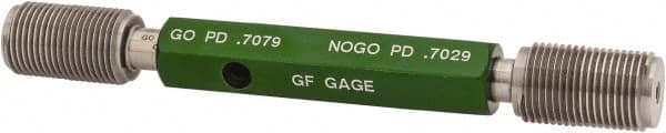 GF Gage - 3/4-16 Go/No Go Truncated Taperlock Thread Setting Plug Gage - Class 2A, Size 3 Handle, Steel - Americas Industrial Supply