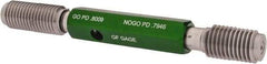 GF Gage - 7/8-9 Go/No Go Truncated Taperlock Thread Setting Plug Gage - Class 2A, Size 4 Handle, Steel - Americas Industrial Supply