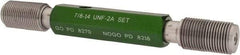GF Gage - 7/8-14 Go/No Go Truncated Taperlock Thread Setting Plug Gage - Class 2A, Size 4 Handle, Steel - Americas Industrial Supply