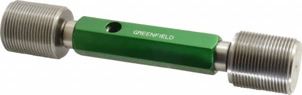 GF Gage - 1-1/2 - 12 Go/No Go Truncated Taperlock Thread Setting Plug Gage - Class 2A, Size 5 Handle, Steel - Americas Industrial Supply