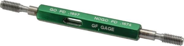 GF Gage - #10-32 Go/No Go Truncated Taperlock Thread Setting Plug Gage - Class 3A, Steel - Americas Industrial Supply