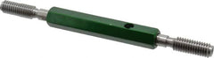 GF Gage - 3/8-16 Go/No Go Truncated Taperlock Thread Setting Plug Gage - Class 3A, Size 2 Handle, Steel - Americas Industrial Supply