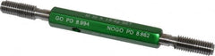 GF Gage - M10x1.5 Go/No Go Truncated Taperlock Thread Gage - Class 6G, Size 2 Handle - Americas Industrial Supply
