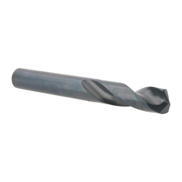 Guhring - 15/32" 130° Spiral Flute Cobalt Screw Machine Drill Bit - Oxide Finish, Right Hand Cut, 51mm Flute Length, 102mm OAL, Standard Point, Straight Shank - Americas Industrial Supply