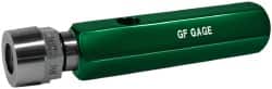 GF Gage - 3/4-14 Single End Tapered Plug Pipe Thread Gage - Handle Size 4 Included, NPTF-6 Step Tolerance - Americas Industrial Supply