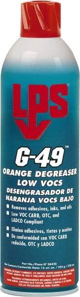 LPS - 20 oz Aerosol Cleaner/Degreaser - Aerosol, Orange - Americas Industrial Supply