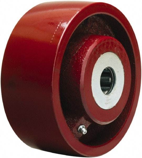 Hamilton - 6 Inch Diameter x 2-1/2 Inch Wide, Cast Iron Caster Wheel - 2,200 Lb. Capacity, 3-1/4 Inch Hub Length, 1-1/4 Inch Axle Diameter, Tapered Roller Bearing - Americas Industrial Supply