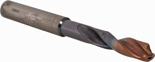Walter-Titex - 17/64" 140° Spiral Flute Solid Carbide Screw Machine Drill Bit - Americas Industrial Supply