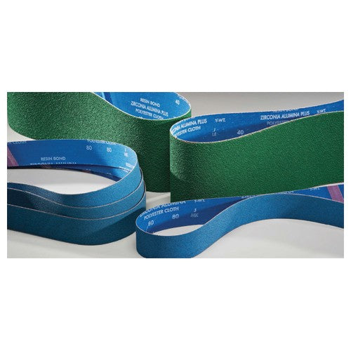 6″ × 48″-40 Grit - Zirconia Alumina - Resin Cloth Narrow Belt - Americas Industrial Supply